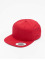 Flexfit Snapback Caps Organic Cotton  red