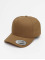 Flexfit Snapback 6-Panel Curved Metal hnedá