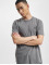 Hugo T-Shirt Tegood Regular Fit Logo Patch grau
