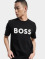 Hugo T-Shirt Tiburt 318 Logo Print schwarz
