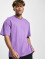 Jack & Jones T-paidat Vibe Heavy Crew Neck purpuranpunainen