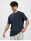 Jack & Jones T-Shirt Organic Melange O Neck bleu