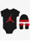 Jordan Body Jumpman Hat/Bodysuit/Bootie 3 Pieces black