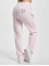 Juicy Couture joggingbroek Tina Velour Track Diamant Branding rose