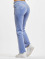 Juicy Couture Spodnie do joggingu Velour Track Pants With Diamante Branding niebieski