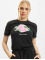 Juicy Couture T-Shirt Boyfriend Fit Hyper Floral Graphic noir