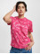 Karl Kani T-paidat Signature Flower vaaleanpunainen