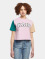 Karl Kani T-paidat Serif Crop Block vaaleanpunainen