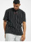 Karl Kani T-skjorter Small Signature Pinstripe svart