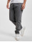 Karl Kani Väljät farkut Small Signature Tape Five Pocket Denim Loose Fit harmaa