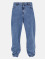 Karl Kani Väljät farkut Small Signature Tape Five Pocket Denim Loose Fit sininen