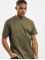 Les Hommes T-Shirt Broken vert