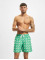 Merchcode Swim shorts Fanta Logo All Over Print green