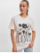 Merchcode T-Shirt Ladies Minnie Loves Mickey  rose