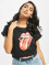 Merchcode t-shirt Rolling Stones Tongue zwart