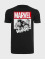 Merchcode t-shirt Avengers Smashing Hulk zwart