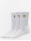 Mister Tee Chaussettes Heart Embroidery 3 Pack blanc