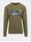 Mister Tee Maglia Can´t Hang With Us Crewneck oliva