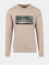Mister Tee Puserot Can´t Hang With Us Crewneck beige