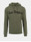 Mister Tee Sweat capuche Los Angeles Wording olive