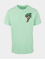 Mister Tee T-skjorter Flamingo grøn