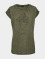 Mister Tee T-skjorter One Line Rose  oliven