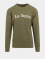 Mister Tee Tröja Los Angeles Wording Crewneck oliv