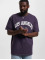 Mister Tee Upscale T-paidat L.A. College Oversize purpuranpunainen