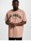 Mister Tee Upscale T-paidat L.A. College Oversize ruskea