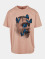 Mister Tee Upscale T-Shirt Le Papillon Oversize rosa