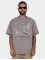 MJ Gonzales T-shirt Freedom X Acid Washed Heavy Oversized grigio
