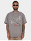 MJ Gonzales T-shirt Freedom X Acid Washed Heavy Oversized grå