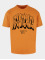 MJ Gonzales t-shirt Graffiti X Heavy Oversized oranje