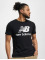 New Balance T-shirt Essential Stacked Logo svart