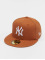 New Era Gorra plana MLB New York Yankees League Essential 59Fifty marrón