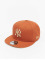 New Era Gorra Snapback Mlb New York Yankees Side Patch 9fifty naranja