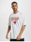 New Era T-shirt Script Oversized Mesh Chicago Bulls bianco