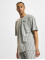 New Era T-shirt Oversized Pinstripe grigio
