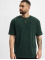 New Era T-Shirt Oversized Pinstripe vert