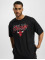 New Era t-shirt Script Oversized Mesh Chicago Bulls zwart