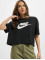 Nike Camiseta Essential Crop Icon Future negro