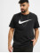 Nike T-skjorter Swoosh svart