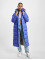 Only Manteau Cammie X Long Quilted bleu