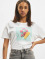 Only T-paidat Hazel Oversize Food valkoinen