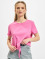 Only T-Shirt May Cropped Knot magenta