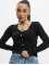 Only T-Shirt manches longues Laila L/S Button noir