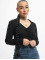 Only T-Shirt manches longues Siva Collar noir