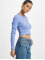 Only T-Shirt manches longues Mia EMB pourpre