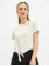 Only T-shirt May Cropped Knot vit