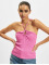 Only Top Nessa Rib Double One Shoulder fucsia